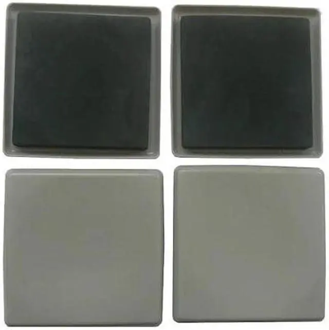 Main image of ZORO SELECT 10G208 Furniture Glide,Self-Stick,Square,5",PK4