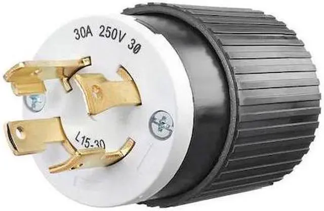 Alt view image 2 of 2 - BRYANT 71530NP Locking Plug, L15-30P, 30 A, 250V AC, Three Phase, 3 Pole, Screw