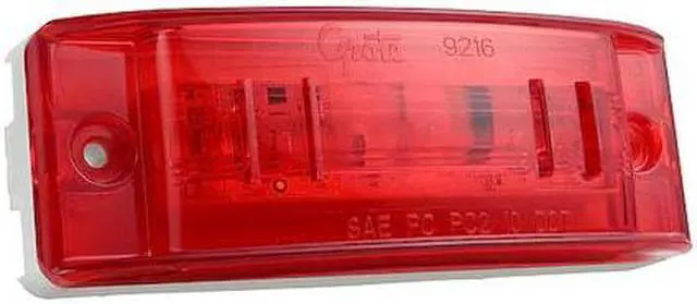 Main image of GROTE 47162 Clearance/Marker Lamp,Optic Lens,LED,Red