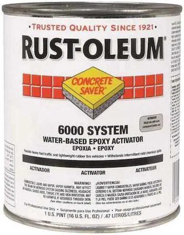 Alt view image 3 of 3 - RUST-OLEUM 6001604 6000 Epoxy Floor Coating Activator,1 pt.