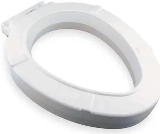 Alt view image 2 of 3 - BEMIS GR4LE-000 Toilet Seat Without Cover, Plastic, Elongated, White