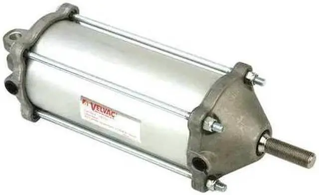 Main image of VELVAC 100132 Air Cylinder, 3 1/2 in Bore, 8 17/25 in Stroke, Double Acting,