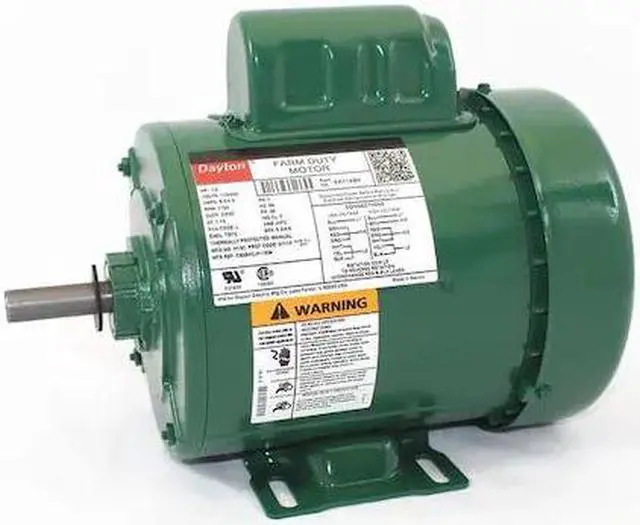 Main image of DAYTON 6K714 Farm Dty Mtr,CapStrt,TEFC,1/2hp,1725rpm