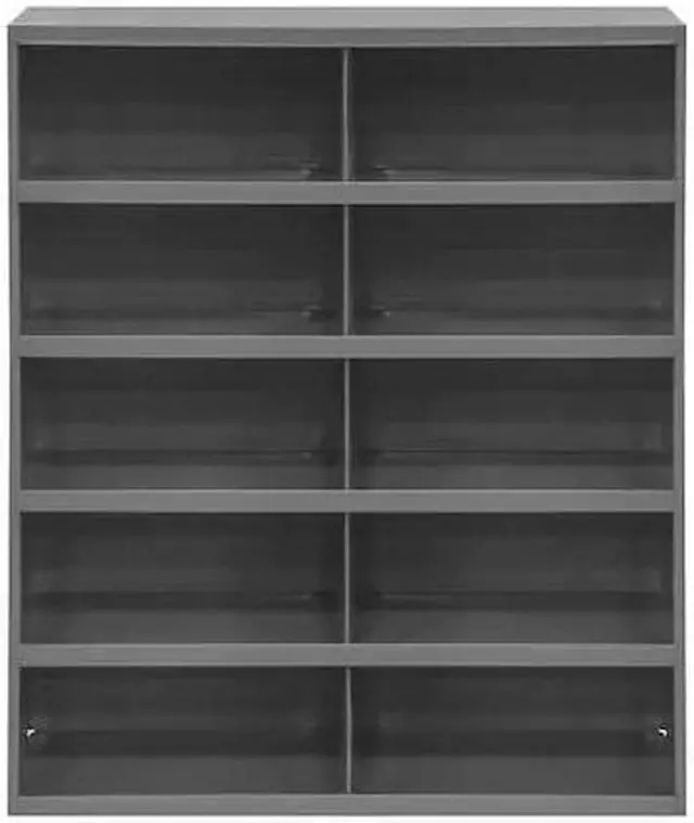 Alt view image 3 of 4 - DURHAM MFG 397-95 Prime Cold Rolled Steel Pigeonhole Bin Unit , 12 in D x 42 in