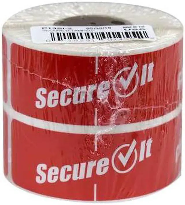 Alt view image 10 of 12 - SecureIT Secure it Tamper Evident Food Container Seal Red 500/Pack P13SI2