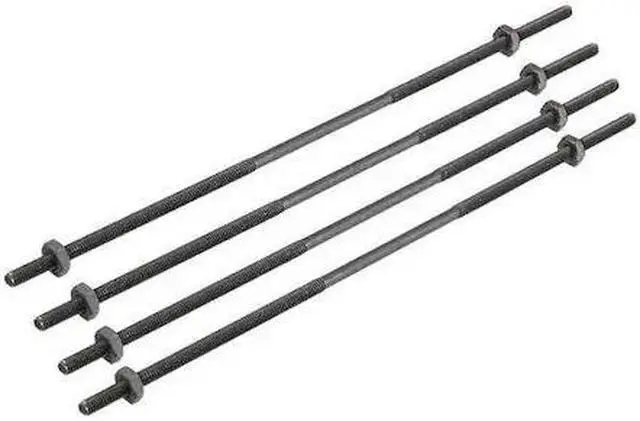 Main image of DAYTON 30D496 Tie Rods,Length 8 In.,# 8-32 In.,PK4