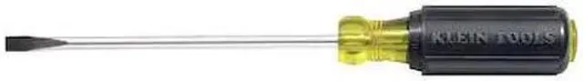 Main image of Klein tools Heavy-Duty Slotted Cabinet-Tip Cushion-Grip Screwdrivers - 605-8 SEPTLS4096058