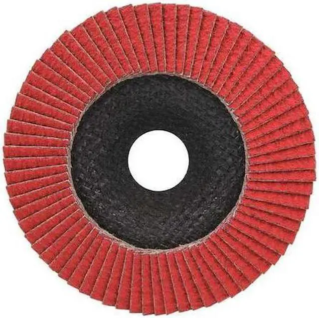 Main image of GATOR FINISHING 9721035 Mounted Flap Wheel,40 Grit,4-3/4in W,PK5