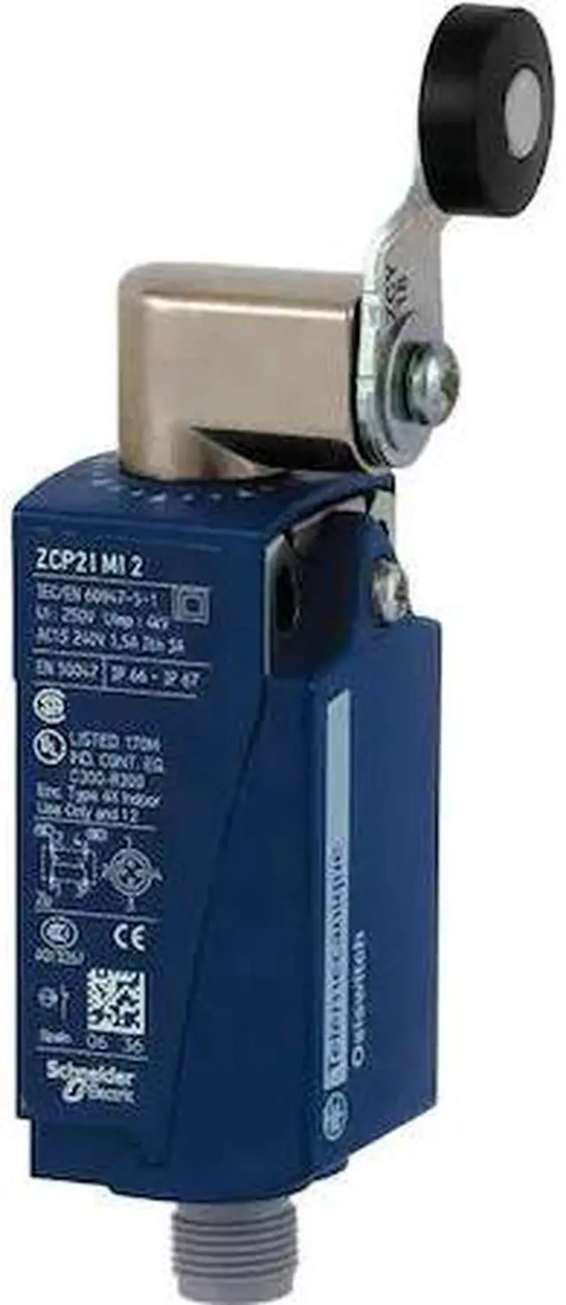 Alt view image 2 of 2 - TELEMECANIQUE SENSORS XCKP2118M12 Limit Switch, Roller Lever, Rotary, 1NC/1NO,
