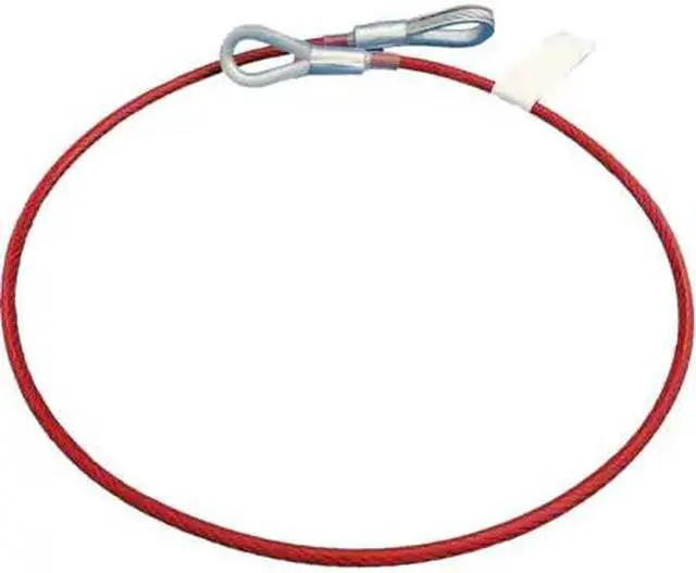 Main image of PEAKWORKS V8208003 3 Ft. Cable Anchor Sling with 2 Eye Config, 1/4" PVC Glvnzd