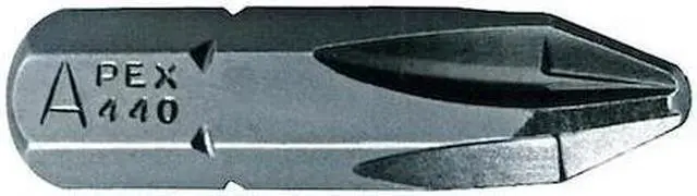 Main image of APEX TOOL GROUP 440-3X-5PK Torsion Bit,SAE,1/4",Hex,No 3,1",PK5