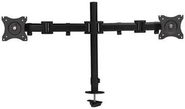 Alt view image 9 of 11 - SIIG Dual Monitor Articulating Desk Mount 13" to 27" CEMT1822S1