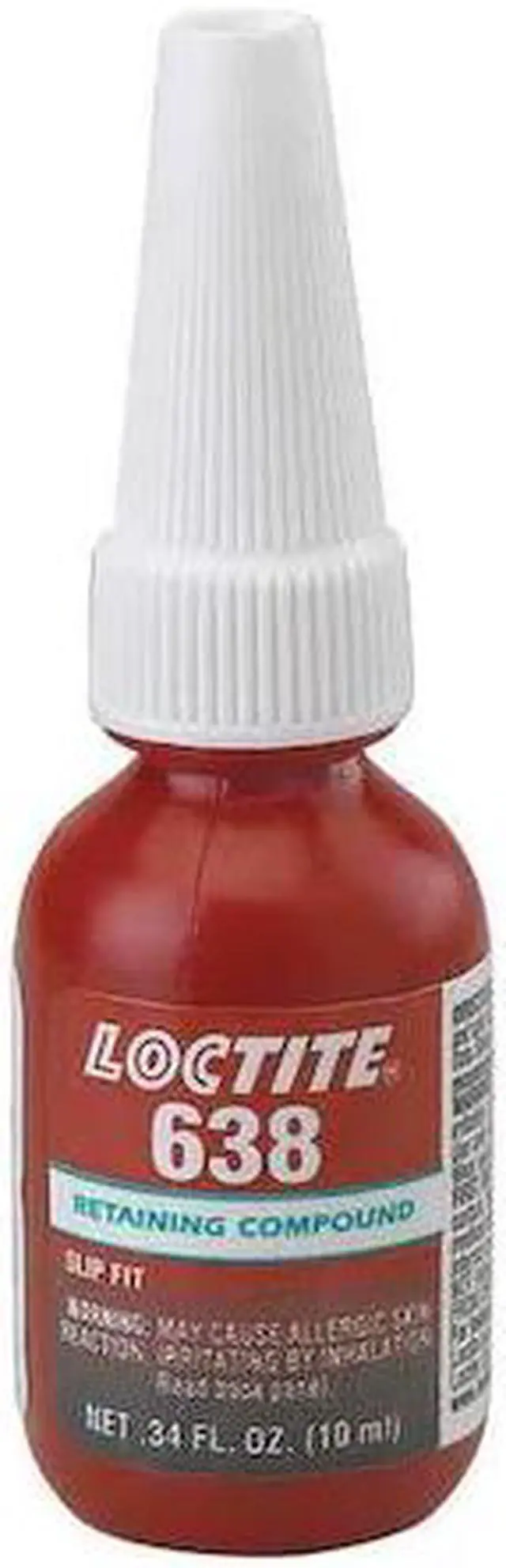 Alt view image 2 of 2 - LOCTITE 1835937 Retaining Compound, 638 Series, Green, Liquid, High Strength,