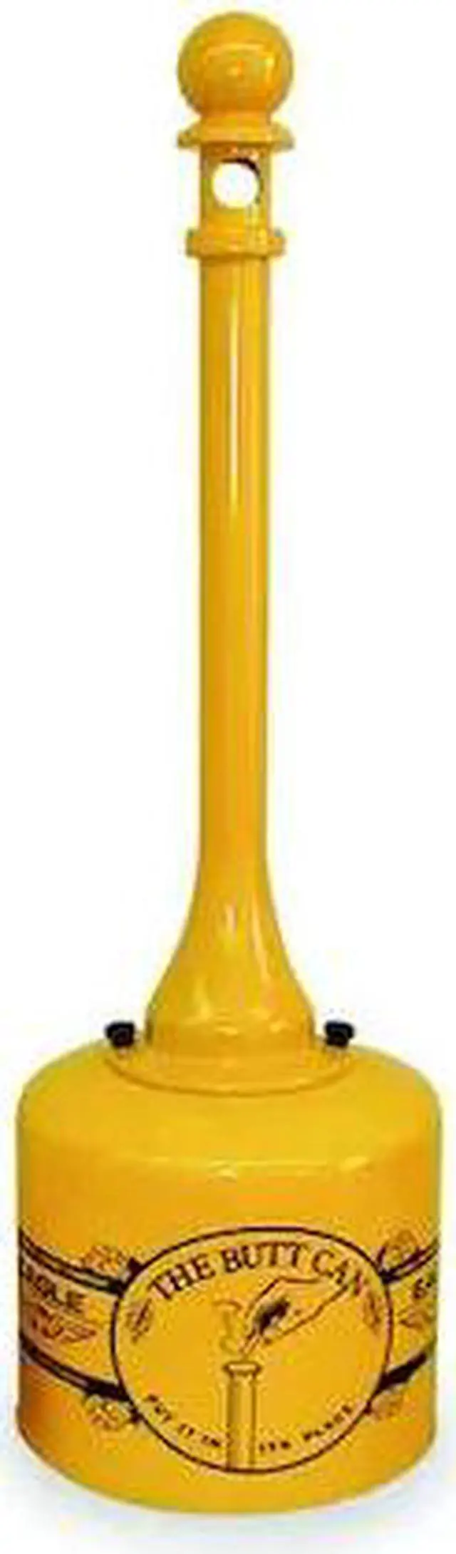 Main image of EAGLE 1205 Cigarette Receptacle,5 gal.,Yellow