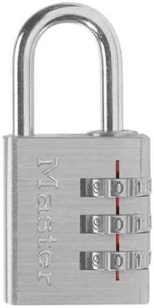 Alt view image 7 of 7 - Master Lock Luggage and Briefcase Padlock   630D