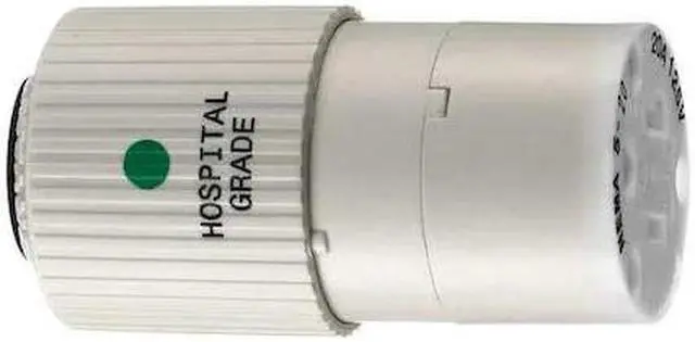 Alt view image 2 of 2 - BRYANT BRY8369NC Straight Blade Connector, 5-20R, 20 A, 125V AC, 2 Pole, 3