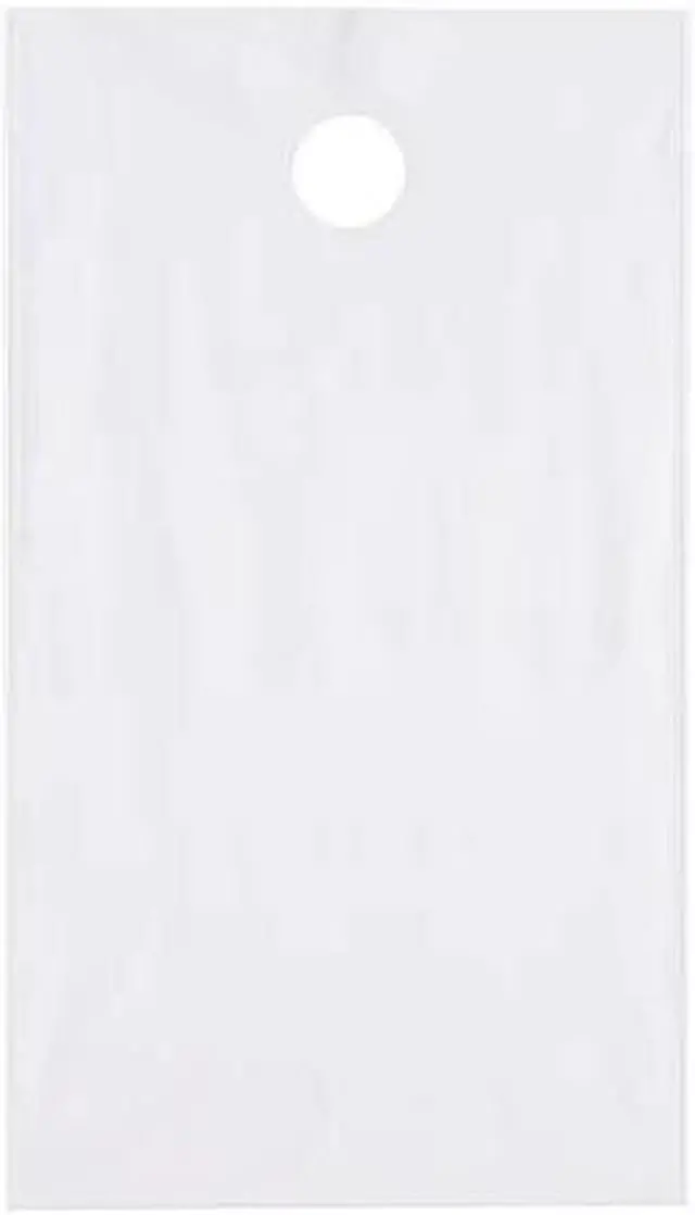 Main image of PARTNERS BRAND PBDK0916 9" x 16" Poly Bags W/Doorknob Handle, 1.5 mil, Clear,