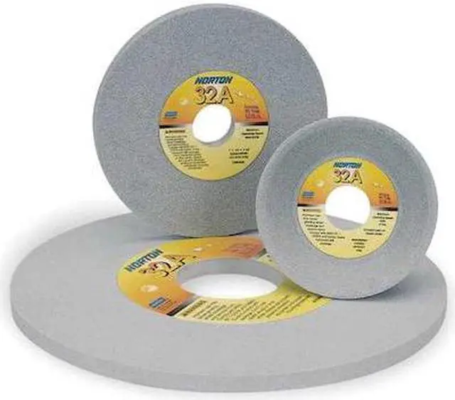 Main image of NORTON ABRASIVES 66253262581 Grinding Wheel, T1, 12x1x3, AO, 60G, Med, Prpl
