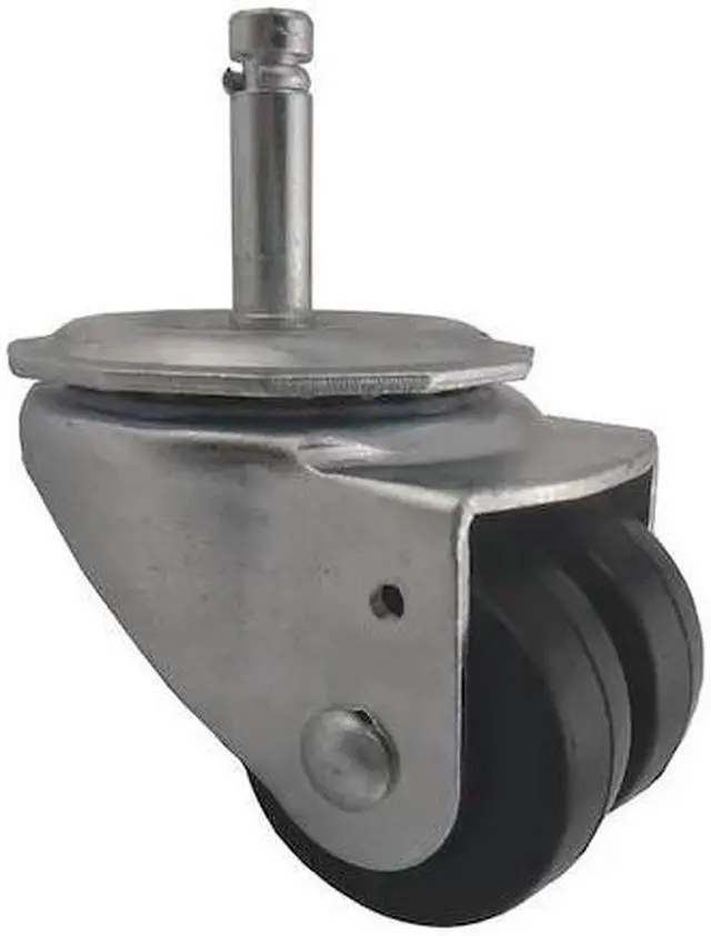 Main image of ZORO SELECT 26Y503 Dual Wheel Swivel Caster,Rubber,2 in,200 lb