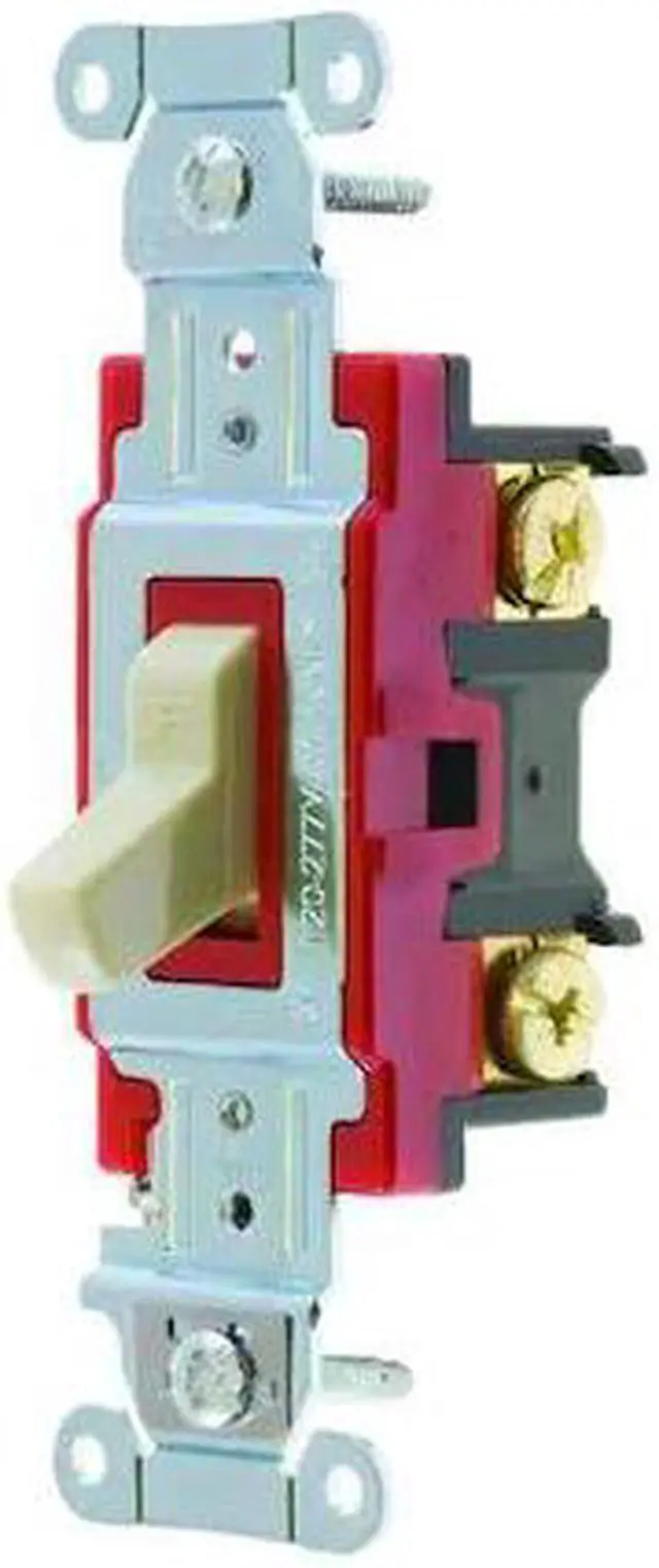 Alt view image 2 of 2 - BRYANT 4901BI Wall Switch,Ivory,1-Pole Type,1 to 2 HP