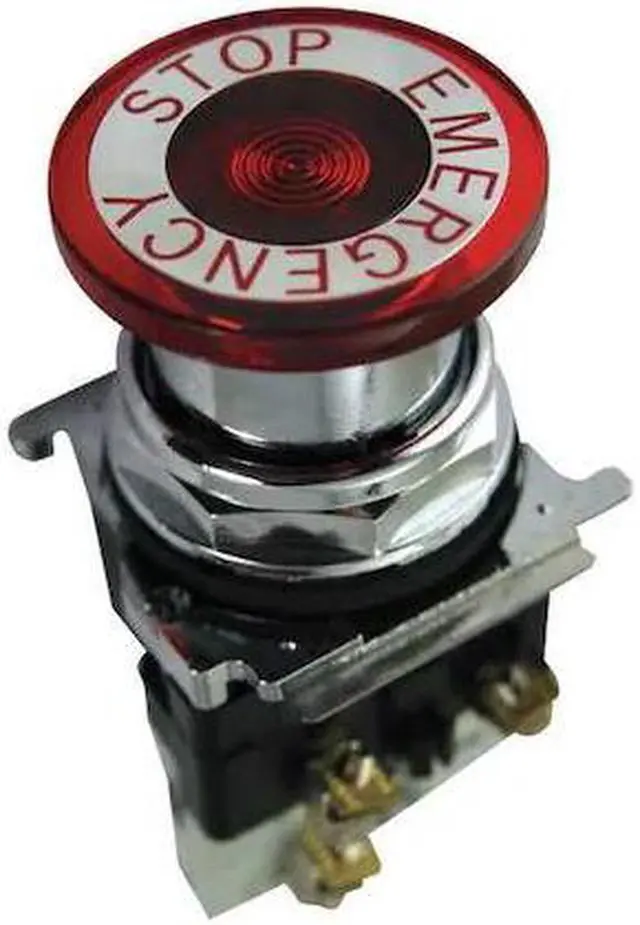 Alt view image 2 of 2 - EATON 10250T597LED24-71X Cutler-Hammer Illuminated Emergency Stop Push Button