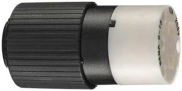 Alt view image 2 of 2 - BRYANT BRY5669NC Straight Blade Connector, 6-15R, 15 A, 250V AC, 2 Pole, 3