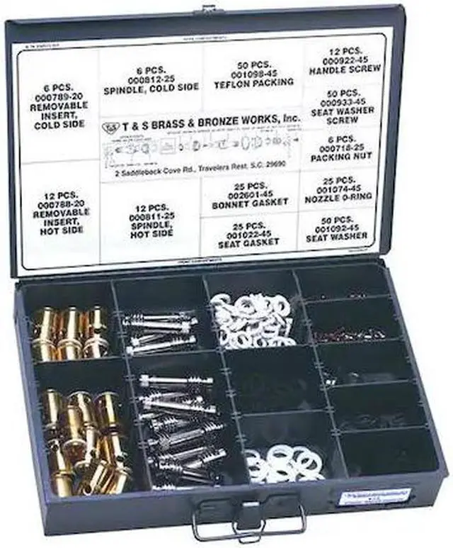 Alt view image 4 of 4 - T&S BRASS B-7K Master Faucets Parts Kit