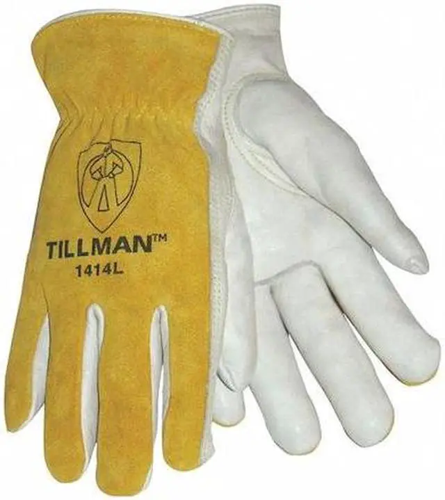 Alt view image 2 of 5 - Tillman 1414 Top Grain/Split Cowhide Drivers Gloves, Medium