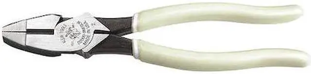 Alt view image 2 of 5 - KLEIN D2000-9NEGLW Hi-Viz Side-Cutting Pliers - High-Leverage Glow N Dark Grips