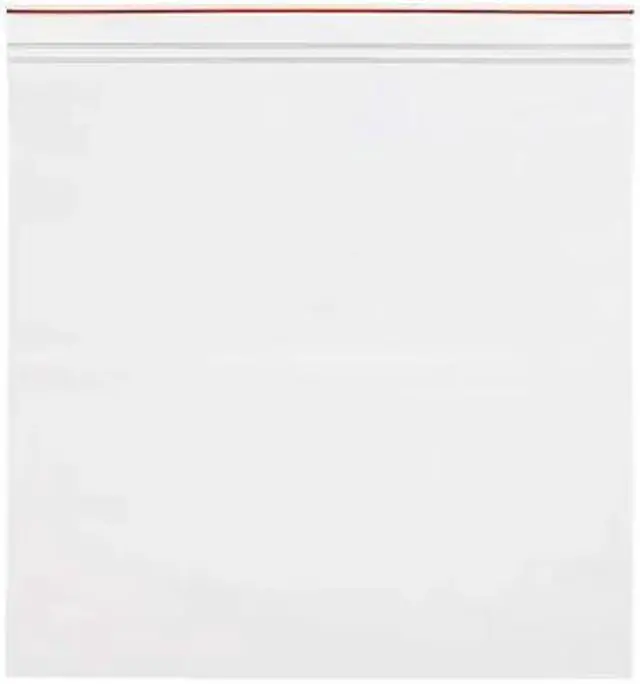 Main image of MINIGRIP MGRL4P1212 Reclosable Bag, Zip Seal, 12 in L, 12 in W, 4 mil Thick,