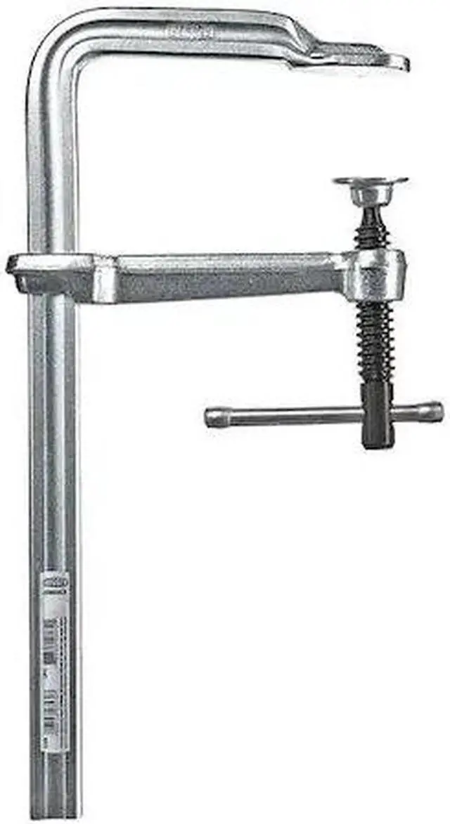 Alt view image 6 of 7 - BESSEY GS25K 10 in Bar Clamp, Tempered Drop-Forged Steel Handle and 4 3/4 in