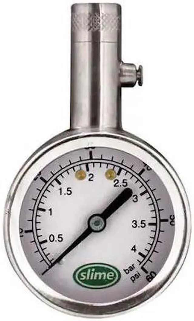 Alt view image 5 of 9 - SLIME 20049 Brass Dial Tire Gauge,5 to 60 PSI