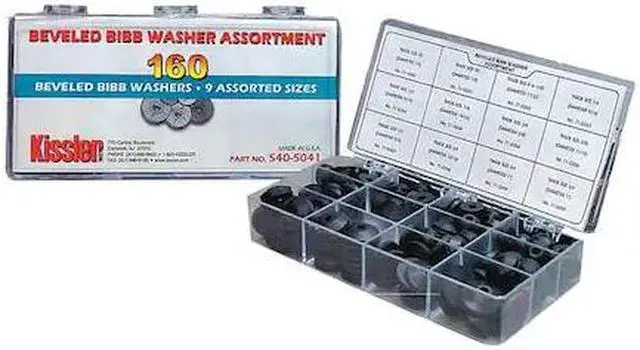 Alt view image 2 of 2 - Kissler Beveled Washer Kit  Rubber 540-5041