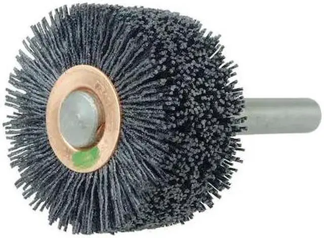 Main image of WEILER 17215 Bore-Rx 2"Dia. Brush Deburring .026/120CG Crimped Fill, 3/8" Stem
