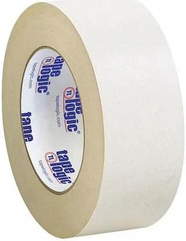 Main image of Tape Logic T957100 2 in. x 36 yards Double Sided Masking Tape, Tan - Case of 24