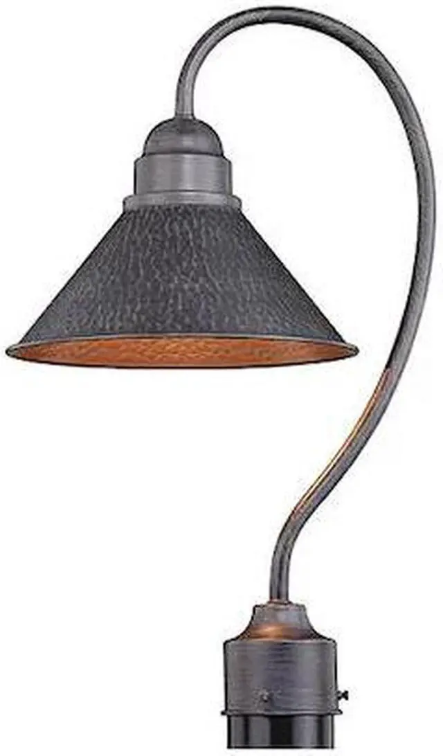 Main image of VAXCEL T0348 Outland 10in Outdoor Post Light Iron