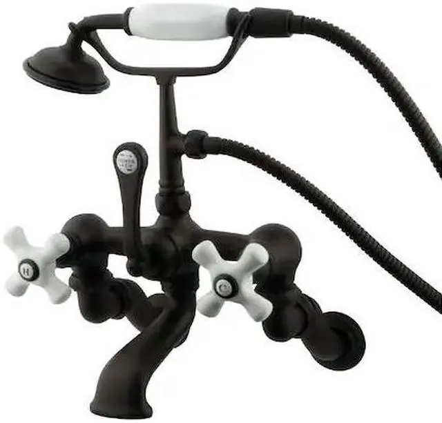 Alt view image 6 of 7 - Kingston Brass CC465T5 Clawfoot Tub Filler , Faucet, Oil Rubbed Bronze