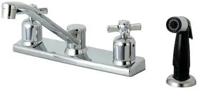 Main image of MILLENNIUM FB122ZX FB122ZX 8-Inch Centerset Kitchen Faucet with Sprayer
