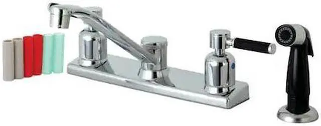 Main image of KAISER FB122DKL FB122DKL 8-Inch Centerset Kitchen Faucet with Sprayer
