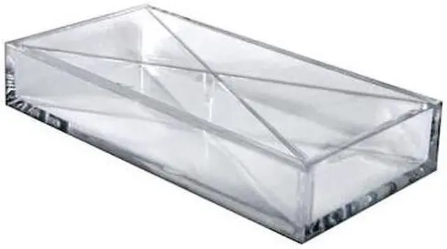 Alt view image 5 of 7 - Azar 4-Compartment Plastic Storage Clear 2/Box (556353)