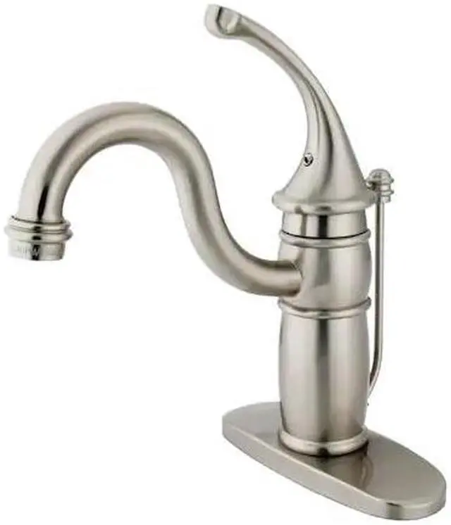 Alt view image 2 of 4 - Kingston Brass KB1408GL Single Handle Mono Deck Lavatory Faucet with Retail Pop-