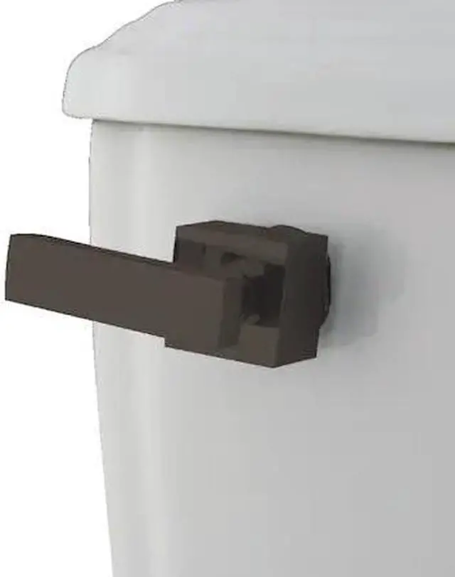 Alt view image 3 of 4 - Kingston Brass KTQLL5 Kingston Brass KTQLL5 Executive Toilet Tank Lever, Oil Rubbed Bronze