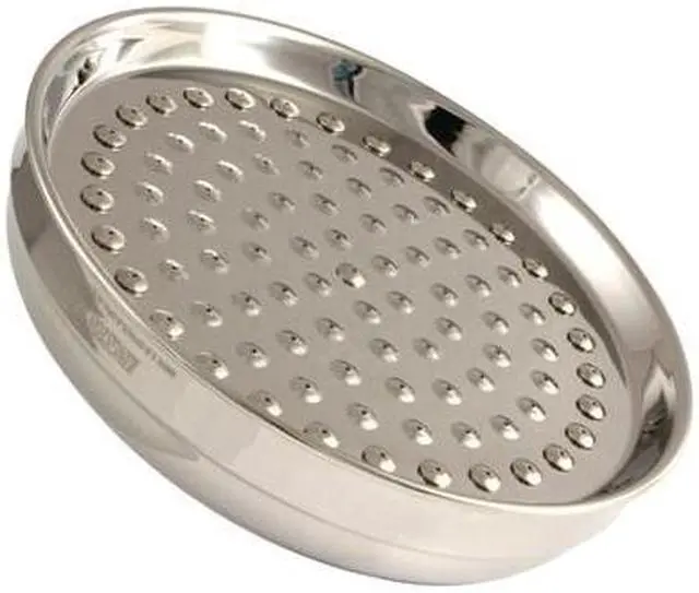 Alt view image 2 of 2 - Kingston Brass K124A6 8 in. Victorian OD Raindrop Shower Head with 91 Water Channels, Polished Nickel