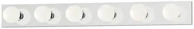 Main image of MAXIM 4456PC Essentials 6-Light 36" Wide Polished Chrome Vanity Light