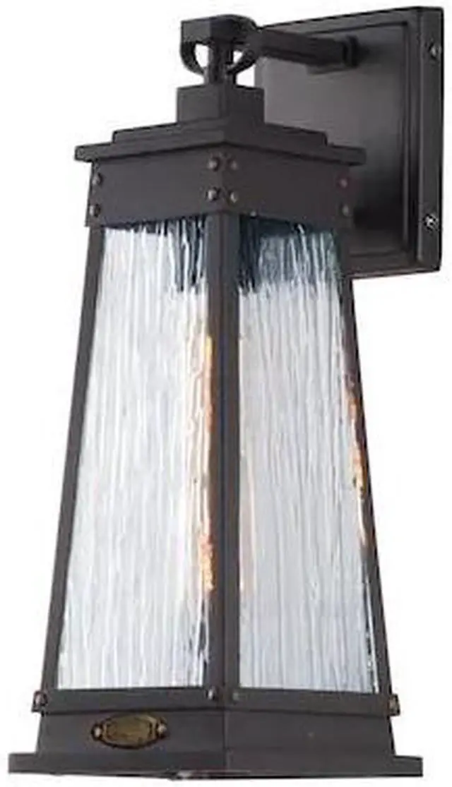 Main image of MAXIM 3043RPOLB Schooner 1-Light 6" Wide Olde Brass Outdoor Wall Sconce