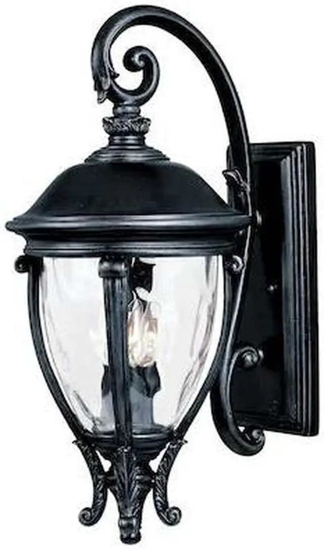 Main image of MAXIM LIGHTING 41425WGBK Camden VX 3-Light 11" Wide Black Outdoor Wall Sconce