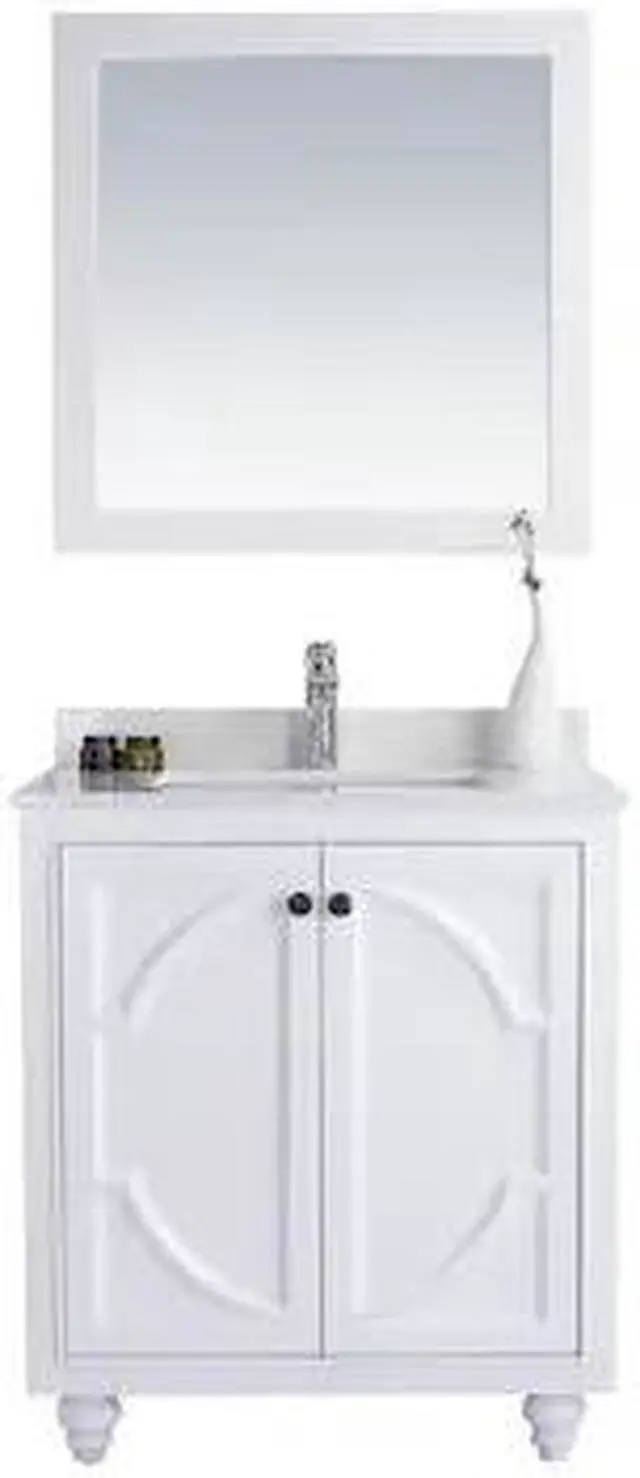 Alt view image 4 of 10 - Odyssey - 30 - White Cabinet + White Quartz Countertop