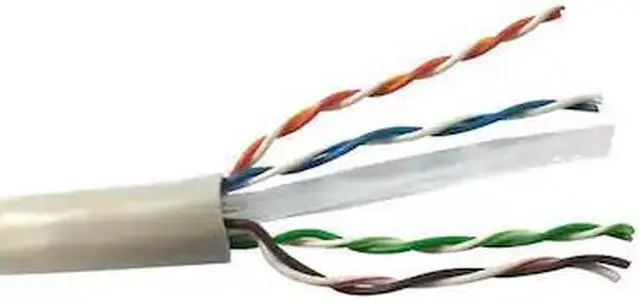 Alt view image 2 of 3 - VCOM NC614-1000-BLACK  NC614-1000-BLACK 1000ft Cat6 UTP Cable (Black)