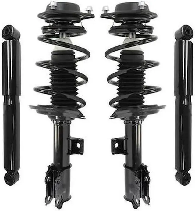 Alt view image 2 of 2 - Unity Automotive 4-11137-259180-001 Fnt & Rr Complete Strut Assembly Shock Kit For 2011-2016 Hyundai Elantra Sedan