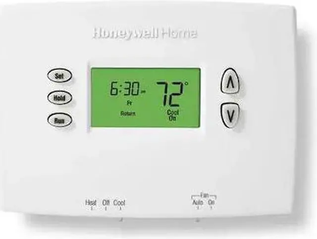 Alt view image 2 of 5 - Honeywell PRO 2000 Programmable 1 Heat / 1 Cool Thermostat